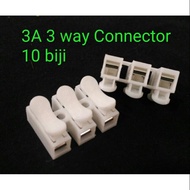 10 biji 3A 3 Way Connector