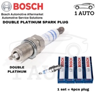 BOSCH DOUBLE PLATINUM SPARK PLUG BMW E60 520 LCI E90 318i 320i X1 E84 sdrive 18i E87 118i 120i E46 3