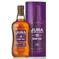 Jura 12 Years Sherry Single Malt Scotch Whisky 700ml 吉拉12年雪梨桶單一純麥蘇格蘭威士忌(禮盒)！粉嶺華明商場G21A地舖！亦可順豐到付