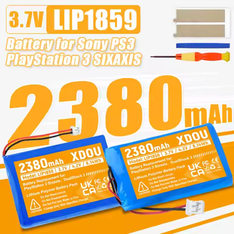 New 2380mAh PS3 LIP1472 Replacement Batteries For Sony LIP1859 PS3 PlayStation3 Wireless Controllers
