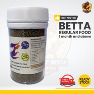 PREMIUM High Protein Betta Regular Food Makanan Ikan Laga Makanan Betta Fish Food 1 Bulan ke atas by