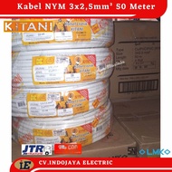 Kabel listrik NYM 3x2,5 mm² Kitani Kabel Panjang 50 Meter Kabel Listrik Kawat