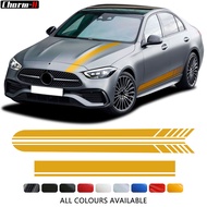 Edition 1 AMG Car Styling Hood Cover Decal Side Stripes Skirt Sticker for Mercedes Benz C Class W206