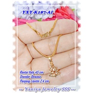 Original Yaxiya Brand 18K Gold Plated Necklace YXY-K187-AI Tree Gold