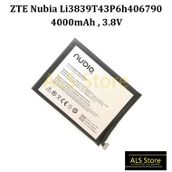 [Original] Battery ZTE Nubia Z11 Max NX523 NX523J - Li3839T43P6h406790 - 4000mAh