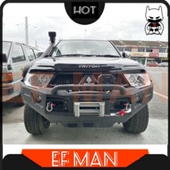 HIGHT QUALITY 4x4 Eagle FRONT BULL BAR STEEL BAR WITH ROUND SPORT LIGHT MITSUBISHI TRITON MQ L200 HD