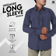 KEMEJA MEN'S SHIRT Men's Field PDL Shirt 2 in 1 Long Short Hikemore Quickdry - HM Navy, XL COOL NEWE