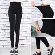Legging Cotton Stretchable Leggings Tight Perempuan Yoga Pants Seluar Fit Seluar Sukan Wanita