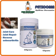 Petzoonia Opti Prime Glucosamine 125g 250g for Joints and hip Dogs Cats Pets Discovery