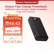 Baseus Airpow Power Bank 20W 20000mAh Fast Charging Portable For iP 15/14/13/12 & Xiaomi