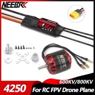 NEEBRC 4250 800KV 600KV Brushless Motor 60A V2 ESC Combo For RC FPV Drone Fixed-wing Multicopter Qua