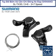 SHIMANO SL TX30 3x6 3x7 Speed bicycle handlebar exhaust lever - Genuine product