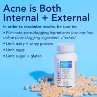 CLEARSTEM - MINDBODYSKIN Hormonal Acne Supplement (-HTP) - Natural DIM Supplement - Skin Care Vitami