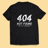 Engineer Software Men's T-shirt 404 NOT FOUND DEFEAT BUGS Adult Unisex Tops PakeKaos