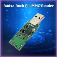 C Radxa Rock Pi eMMC Reader USB 3.0 Support HS400 Mode High speed For eMMC module 16GB 32GB 64GB 128