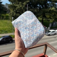 Dog Clutch Bag Goyard Goyard Goyardine Presbyopic Cosmetic Bag Herringbone Pattern Waterproof Canvas