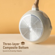 Carote Same Style Cosy Collection Non Stick Frying Wok  Kawali Wok  Frying Wok  PFOA Free Non-Stick 