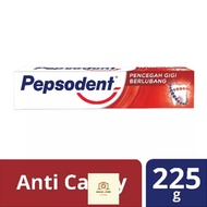 2pcs Pepsodent Pencegah Gigi Berlubang 225 gr/2pcs Pepsodent Jumbo 225gr/2pcs Pepsodent anti cavity 