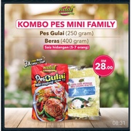 SET KOMBO PES GULAI 250g + BERAS 400g