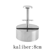 80MM 114MM Cetakan Beef Burger Round Burger Maker Patty Press/Cetakan Burger Patty Stainless