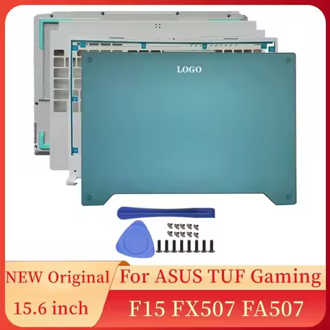 NEW For ASUS TUF Gaming F15 FX507 FA507 Notebook Screen LCD Back Cover/Front Bezel/Palmrest/Bottom C