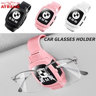 BMW Car Sun Visor Glasses Holder Clip Creative Watch-Shaped Auto Eyeglasses Sunglasses Storage Organ