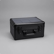[kwbyle] Lockable Card Storage Box Portable Handle Graded Card Storage Box Foam Padding for Collecto