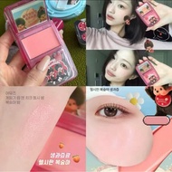 New Product Ready Stock✨[Monkiki Limited] Korea AMUSE Co-Branded Lip Cheek Balm Peach Fig Color Game