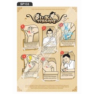 SP133 K3 Safety Poster A1 - P3K Lost Wounds