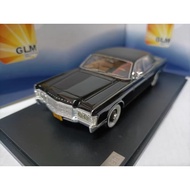 GLM 1 43 Lincoln Continental Two-Door Car Model Lincoln Continental 1969 Black