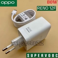 80W Charger By Oppo Reno 12F Original 100% Usb Type C Super Vooc Original 80 Watt Charger