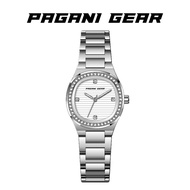 Pagani Gear Jam Tangan Wanita Ladies' Stainless Steel Quartz Watch C5015