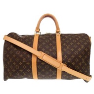 二手LOUIS VUITTONKeepall Bandouliere 50 Monogram 波士頓包 M41416 LV 1211