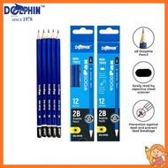 DOLPHIN WOODPAX PENCEL 2B DOL-WP2B [ 12 PCS ]