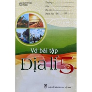 Book - Grade 5 Geography exercise book with 1 set of A5/B5/SGK 10-sheet O ly Paper notebook covers