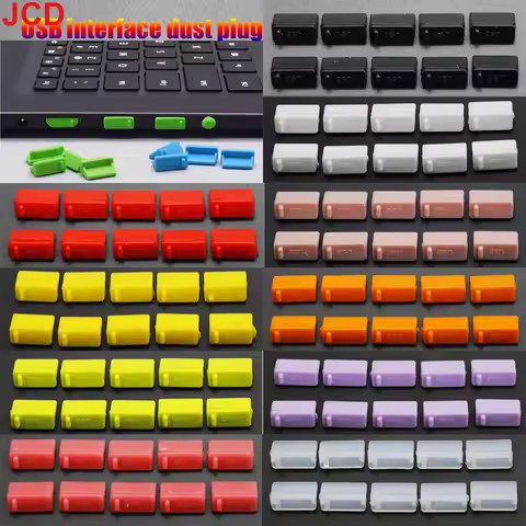 10Pcs Notebook USB Interface Dust Protector Cover Dustproof Stopper For PC Laptop USB 2.0 3.0 Socket