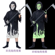 halloween kids halloween costume kids Halloween Ghost Costume Fluorescent Dark Place Glowing Ghost C