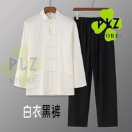 Bruce Lee Tang Suit Kung Fu Suit Wing Chun Taijiquan Practice Suit Cotton Linen#龙争虎斗#精武门功夫服装 #李小龙衣服#