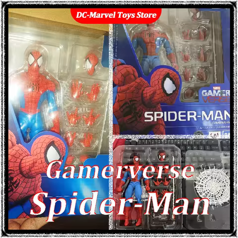 New In Stock Ko Gamerverse Spderman SHF Figuarsts Spider Man Gamerverse Action Figures Collectible A