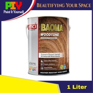 MCI Woodtone Varnish Shellac Interior Exterior Cat Varnish Shellac Kayu Luar Dalam - 1 Liter