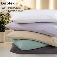 Eurotex Loft Living 1000 Thread Count, 100%  Egyptian Cotton  Pillow / Bolster Case, Dalton/Addison