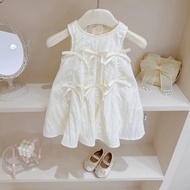 Ready Stock Children's Clothing 120, 130 Girls' Dresses Children's Classy Dresses 2408KA039 Children