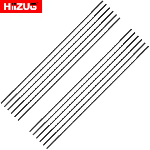 12pcs 130mm/5 inch Scroll Blade Plain End 10TPI 12TPI 28TPI for Scroll Saw and Jig Saw Metal Cutting