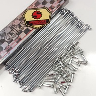 Spokes Nipples 9 X 196 Chrome Wilwood