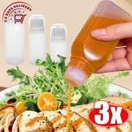 [3-5 DAYS DELIVERY]Food Grade Squeeze Bottle with Measurement Marks, 3 Sizes 30/60/100ml, Dripless K