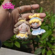 GANTUNGAN Doll keychain /keychain Disney princess keychain/