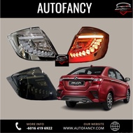 PERODUA BEZZA 2016 - 2022 TAIL LAMP LIGHT BAR RUNNING LED JDM ALBINO SMOKE SPEC A