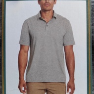G.H. BASS CO MEN'S PERFORMANCE POLO SHIRT (GREY)