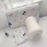 AT/🪁Authentic Disney Natural Latex Pillow Children's Pillow Kindergarten Student Pillow Thailand Imported Latex Baby Pil