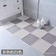 YQ Bathroom Anti-Slip Mats Bathroom Mats Waterproof Household Shower Hollow out Stitching Bathroom Toilet Foot Mat Floor